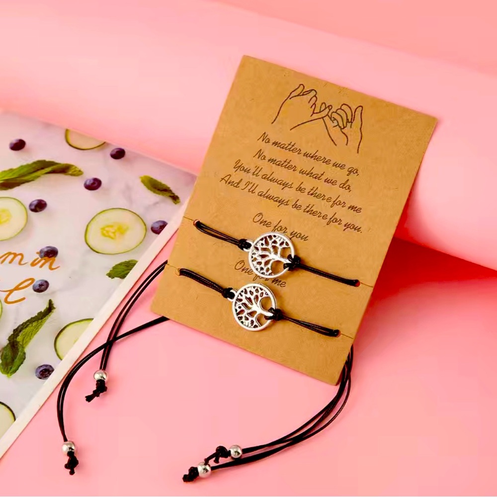 🌺 Tree of Life Pair of Friendship Bracelets ✨NWT